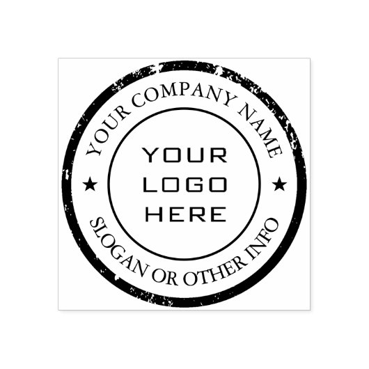 Maak Je Eigen Zakelijke Logo Rubber Stempel (Afrduk)