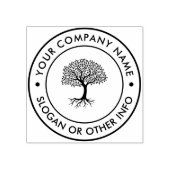 Maak Je Eigen Zakelijke Logo Rubber Stempel (Afrduk)