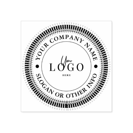 Maak Je Eigen Zakelijke Logo Rubber Stempel (Afrduk)