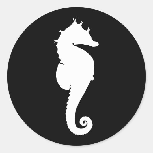 Maak Je Eigen Zeepaardje Ronde Sticker (Voorkant)