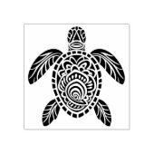 Maak Je Eigen Zeeschelp Stammen Zeeschildpad Rubberstempel (Afrduk)