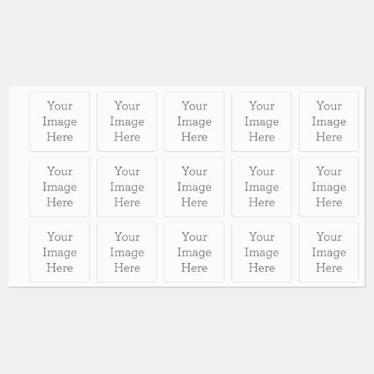 Groot Vierkant Zelfklevend / Waterbestendig Label (Vel)