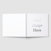 Folie gastenboek maat: 30,5 x 30,5 cm, 100 Pagina's, Papier: Wit ongecoat Lynx® Opaque Ultra papier, Folie kleur: Zilver (Volledig)