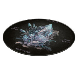 Maak Je Eigen Zilveren Kristallen Glas Altaar Bord Snijplank