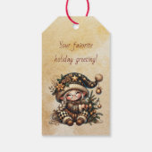 Maak Je Eigen Zoete Magische Kerstkabouter Cadeaulabel (Achterkant)