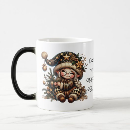 Maak Je Eigen Zoete Magische Kerstkabouter Mok (Links)