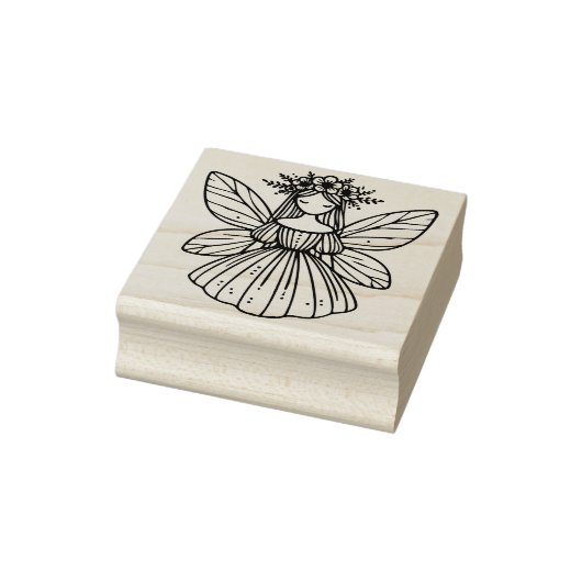 Maak Je Eigen Zoete Pixie Bloemenfee Rubberstempel (Stempel)