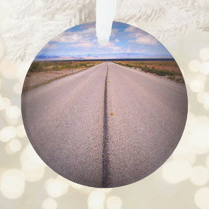 Maak Je Eigen Zomer Vakantie Tweezijdige Foto Ornament
