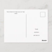 Maak je eigen zomervakantiefoto briefkaart (Achterkant)