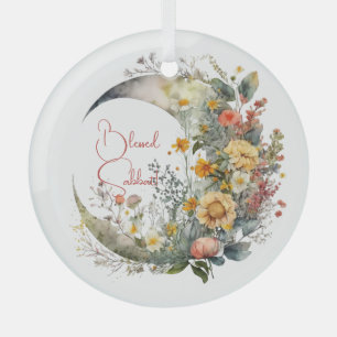 Maak Je Eigen Zonnige Bloemige Halve Maan Glas Ornament