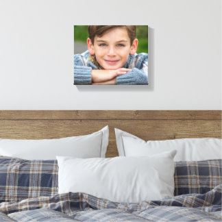 Maak Je Eigen Zoon Foto Aangepaste Afbeelding Dubb Canvas Afdruk