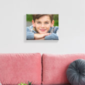 Maak Je Eigen Zoon Foto Aangepaste Afbeelding Dubb Canvas Afdruk (Insitu (Woonkamer))