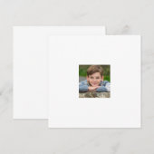 Maak Je Eigen Zoon Foto Aangepaste Afbeelding Dubb Kaart (Voorkant / Achterkant)