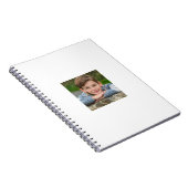 Maak Je Eigen Zoon Foto Aangepaste Afbeelding Dubb Notitieboek (Rechterzijde)