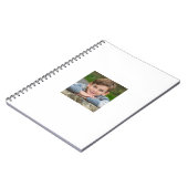 Maak Je Eigen Zoon Foto Aangepaste Afbeelding Dubb Notitieboek (Linkerzijde)