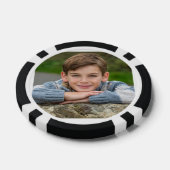 Maak Je Eigen Zoon Foto Aangepaste Afbeelding Dubb Poker Chips (Enkel)