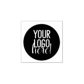 Maak je eigen zwart-wit Logo Rubberstempel (Afrduk)