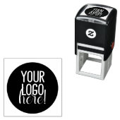 Maak je eigen zwart-wit Logo Zelfinktende Stempel (In situ)