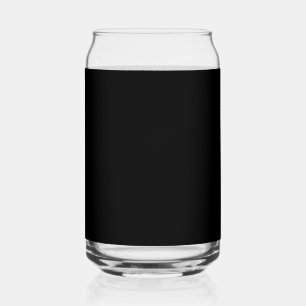 Maak je eigen zwarte aangepaste ontwerp kerstkaart blikvorm glas