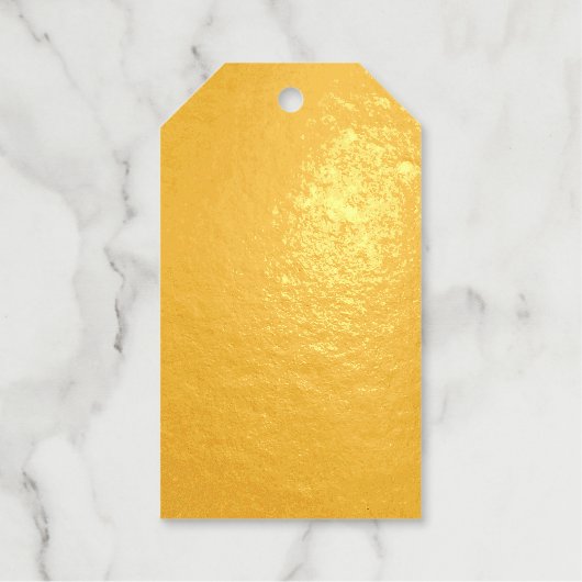 Maak je eigen zwarte aangepaste ontwerp kerstkaart cadeaulabels (Voorkant)