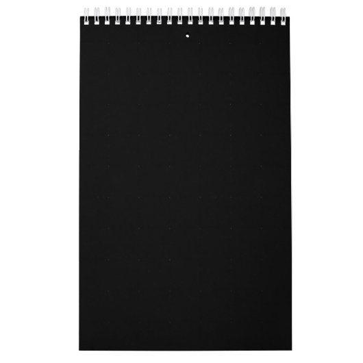 Maak je eigen zwarte aangepaste ontwerp kerstkaart kalender (Hoes)