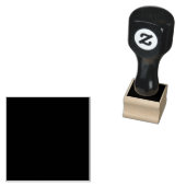 Maak je eigen zwarte aangepaste ontwerp kerstkaart rubberstempel (Gestempeld)