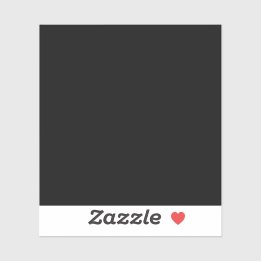 Maak je eigen zwarte aangepaste ontwerp kerstkaart sticker (Vel)