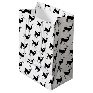 Maak Je Eigen Zwarte Kerst Reindeer Medium Cadeauzakje