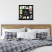 Maak Je Eigen Zwarte Multi-Foto Collage This Us Canvas Afdruk (Insitu (Slaapkamer))