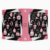 Maak Je Eigen Zwarte Witte Roze Kerst Lekkernijen