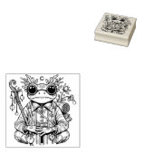Maak Je Eigen Zwervende Kikker Nomade Rubberstempel (Gestempeld)