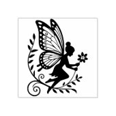 Maak Je Eigen Zwevende Bloemenfee Rubberstempel (Afrduk)