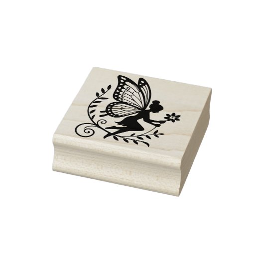 Maak Je Eigen Zwevende Bloemenfee Rubberstempel (Stempel)