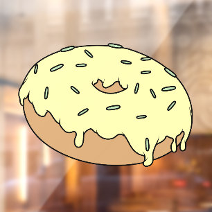 Maak je favoriete doughnut aanpasbaar met spikkels raamsticker