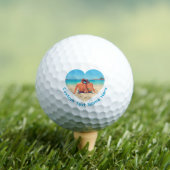 Maak je foto-stempels golfballen aangepaste tekst (Insitu Shirt)