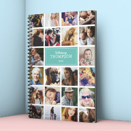 Maak je foto's turquoise Insta Collage 2026 Planner