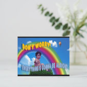 Maak je geen zorgen! Alles komt goed Briefkaart (Staand voorkant)