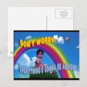 Maak je geen zorgen! Alles komt goed Briefkaart (Voorkant / Achterkant)