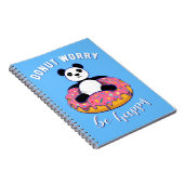 Maak je geen zorgen als ik blij ben notitieboek (Rechterzijde)