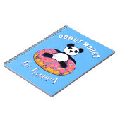 Maak je geen zorgen als ik blij ben notitieboek (Linkerzijde)