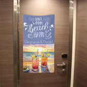 Maak je geen zorgen Beach Happy Cruise Door Spandoek