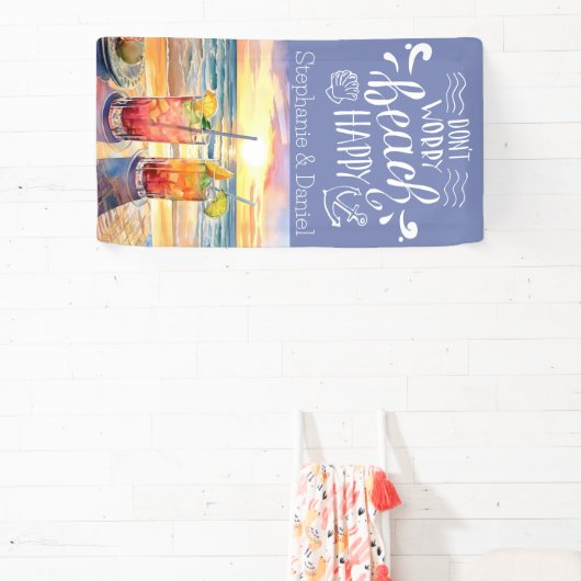 Maak je geen zorgen Beach Happy Cruise Door Spandoek (Insitu)