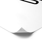 Maak je geen zorgen Been Happy Funny Bee Pun Poster (Hoek)