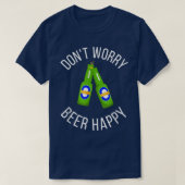Maak je geen zorgen, Beer Happy Funny T-shirt (Design voorkant)