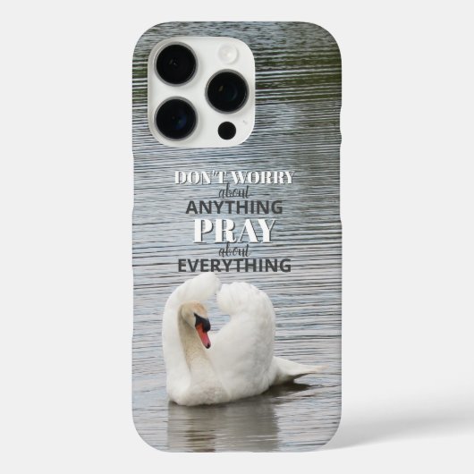 Maak je geen zorgen Bid Zwaan Foto Case-Mate iPhone Case (Achterkant)