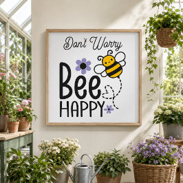 Maak je geen zorgen Bij Gelukkig Hart Perfect Poster