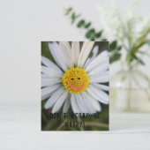  Maak je geen zorgen, bloemkracht! Briefkaart (Staand voorkant)