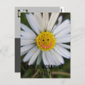  Maak je geen zorgen, bloemkracht! Briefkaart (Voorkant / Achterkant)