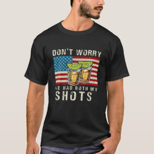 Maak je geen zorgen dat ik allebei mijn schoenen h t-shirt