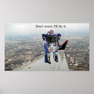 Maak je geen zorgen dat ik het zal repareren. poster